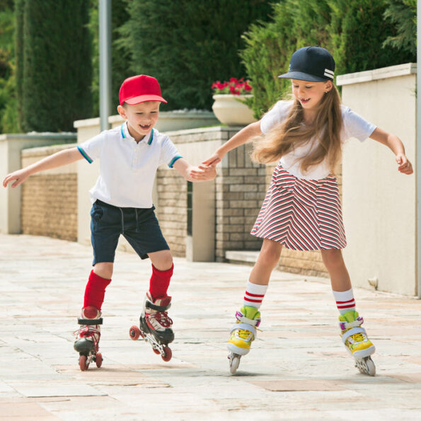 Inline Skates With Led Flashing Light Wheel With Adjustable Length Skate Premium High Quality Skates Pair (Roller Skate , Skating) 9