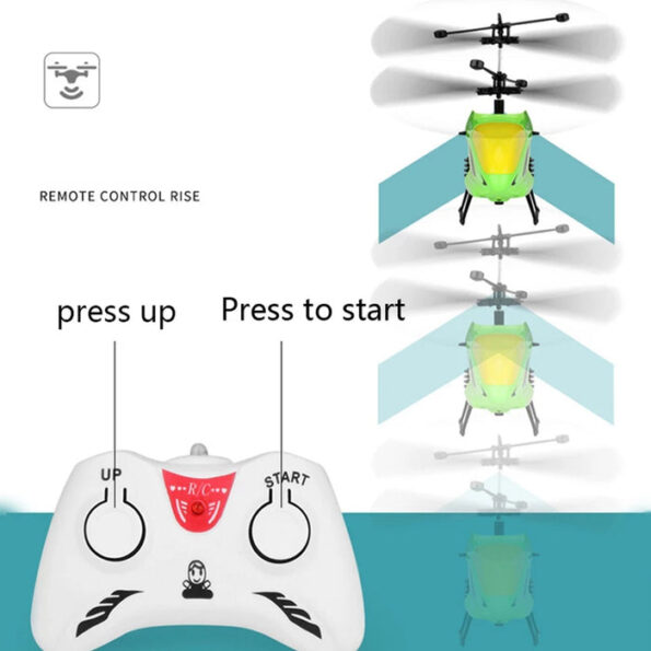 Remote Control Helicopter with USB Chargeable Cable for Boy and Girl Children (Pack of 1) 11