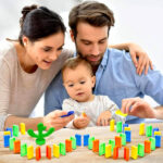 Domino Toy Train Set
